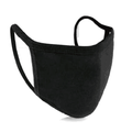 Reusable Black Fabric Face Mask (Adult Size) Pk 1