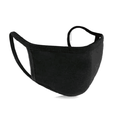 Reusable Black Fabric Face Mask (Adult Size) Pk 1