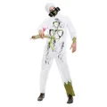 Adult Halloween Male Biohazard Suit Costume with Mask (X Large, 46-48)