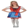 Adult Red & Blue Beer Girl Oktoberfest Costume (Small)