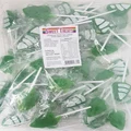 Christmas Tree Green Apple Flavour Flat Lollipops 1kg (approx. 71 pops)