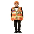 Child Builder Costume Kit (Printed Tabard & Hard Hat) Pk 1