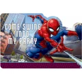 Spiderman Invitations & Envelopes Pk 8