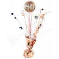Rose Gold 80 Birthday Balloon Centrepiece Weight Pk 1