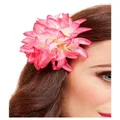 Pink Tropical Flower Hair Clip Pk 1