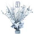 Silver 50 Centrepiece Weight & Pick with Stars Pk 1