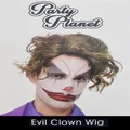 Evil Joker Clown Wig Halloween (Pk 1)