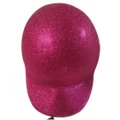Pink Glitter Jockey Hat Cap (Pk 1)