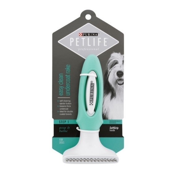 (Discontinued) Purina Petlife Professional Easy Clean Undercoat Rake