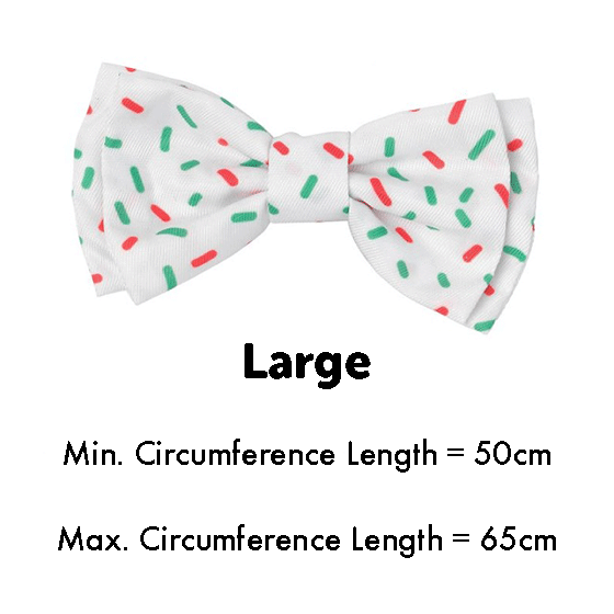 FuzzYard Speckle Dog Bow Tie - Large