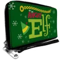 Elf: Oh He's An Angry Elf - PU Zip Around Wallet