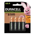 Duracell: Rechargeable AA (4 Pack)
