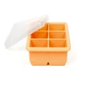 Haakaa: Baby Food and Breast Milk Freezer Tray - 6 Compartments (Apricot)