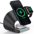 Multifunctional Magnetic Wireless Charging Station - Black