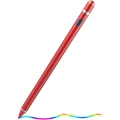 Digital Pencil Fine Point Active Stylus Pen for Touch Screens - Red