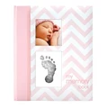 Pearhead: Chevron Baby Book - Pink
