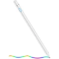 Digital Pencil Fine Point Active Stylus Pen for Touch Screens - White