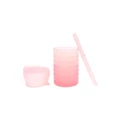 Bumkins: Silicone Straw Cup with Lid - Pink