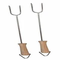 CKB Long Stainless Steel Roasting Fork Sticks (43cm) x 2
