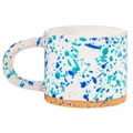 Sass & Belle: Turquoise And Blue Splatterware Mug