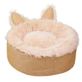 Zoomies Pets Rabbit Ears Warm and Soft Portable Sofa Bed Orange 75cm