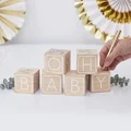 Ginger Ray: Building Block Guest Book Alternative - Oh Baby!