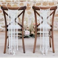 Ginger Ray: Macrame Wedding Chair Decorations