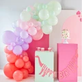 Ginger Ray: Pink, Lilac, Pastel Green and Confetti Balloon Arch