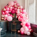 Ginger Ray: Luxe Pink and Rose Gold Balloon Arch Kit