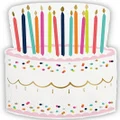 Shaped Napkins - Birthday Cake