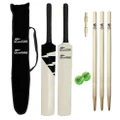 Black Caps & White Ferns Wooden Cricket Set - Size 6