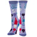 Cool Socks: Dont Give A Sip - Womens Crew Folded
