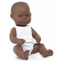 Miniland: Anatomically Correct Baby Doll - African Girl (32cm)