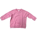 Bonds: Ribbies Pullover - Pink Stripe (Size 000)