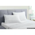 Ovela Cotton Flannelette Bed Sheets Set (Queen, White)