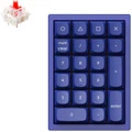 Keychron Q0 RGB Gateron G Pro Red Fully Assembled Hot-Swappable QMK Custom Mechanical Numberpad Navy Blue