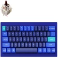 Keychron Q4 60% RGB Gateron G Pro Brown Fully Assembled Hot-Swappable QMK Custom Mechanical Keyboard Navy Blue