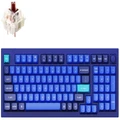 Keychron Q5 96% RGB Gateron G Pro Brown Fully Assembled w/ Knob Hot-Swappable QMK Custom Mechanical Keyboard Navy Blue
