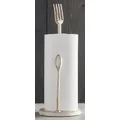 47th & Main: Paper Towel Holder - Cast Iron Fork & Spoon
