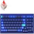 Keychron Q5 96% RGB Gateron G Pro Red Fully Assembled Hot-Swappable QMK Custom Mechanical Keyboard Navy Blue