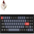 Keychron Q7 70% RGB Gateron G Pro Brown Fully Assembled Hot-Swappable QMK Custom Mechanical Keyboard Carbon Black