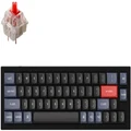 Keychron Q9 40% RGB Gateron G Pro Red Hot-Swappable QMK Custom Mechanical Keyboard Carbon Black