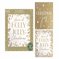 Image Gallery: Christmas Value Cards - Holly/Text Gold (Pack of 10)