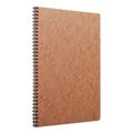 Age Bag Spiral Notebook A4 Lined Tobacco