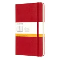 Moleskine: Classic Large Hard Cover Notebook Ruled - Scarlet Red