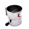 Stainless Steel 8 Cup Crank Action Flour Sifter - D.Line