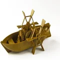 Academy: Educational - Da Vinci Boat - Model Kit
