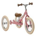 Trybike: 2-In-1 Steel Balance Bike - (Pink/Brown)