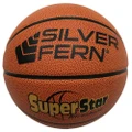 Silver Fern Basketball Match Ball - SuperStar (Size 6)
