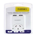 Pudney: Single Surge Protector With 3.1A 2X USB Ports
